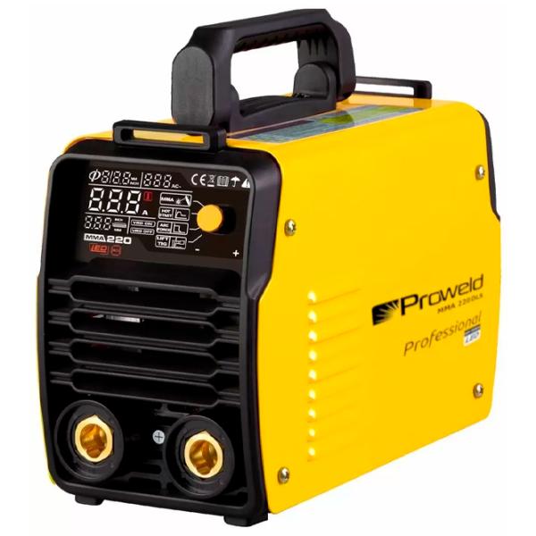 Aparat de sudat Proweld 220DLS-LED 230 V cu electrod (MMA)/ Yellow photo 2