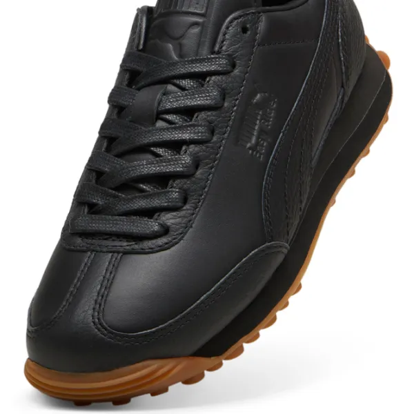 Adidași pentru băieți Puma Easy Rider Lth Jr Primăvară - vară/ Black photo 4