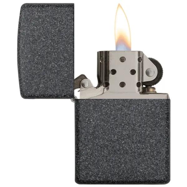 Brichetă Zippo Classic Iron Stone Gray/ Alamă photo 2
