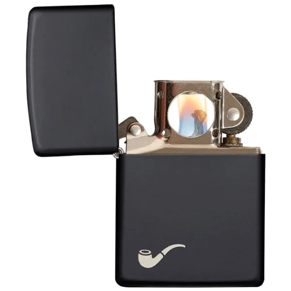 Brichetă Zippo Pipe Black Matte Black/ Alamă photo 3
