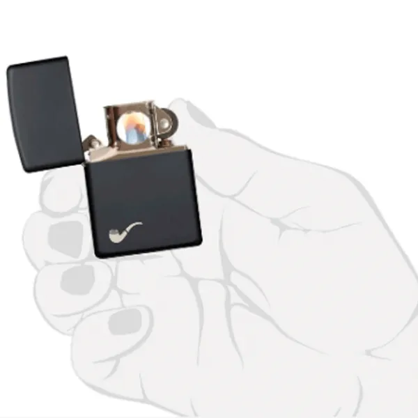 Brichetă Zippo Pipe Black Matte Black/ Alamă photo 5