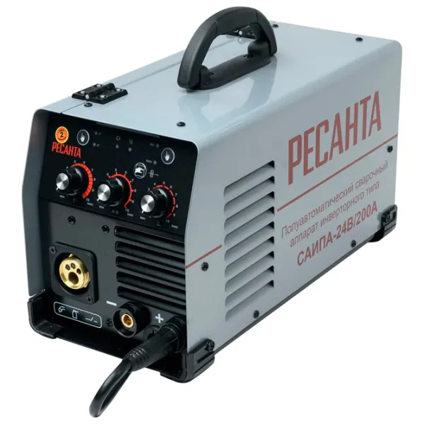 Aparat de sudat Resanta САИПА-24В/ 200А 220 - 240 V semiautomat (MIG/ MAG)/ Gray photo 1