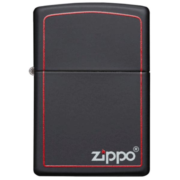 Brichetă Zippo Classic Black and Red Zippo Black/ Alamă photo 1