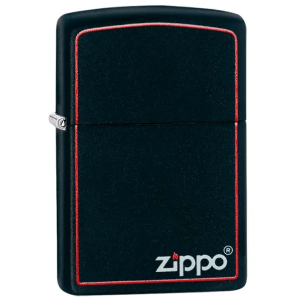 Brichetă Zippo Classic Black and Red Zippo Black/ Alamă photo 2