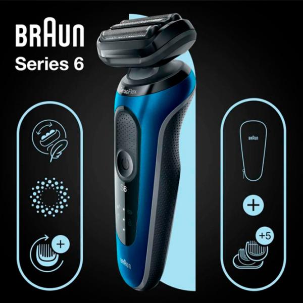 Aparat de ras electric Braun 61-B1500s Black  photo 6