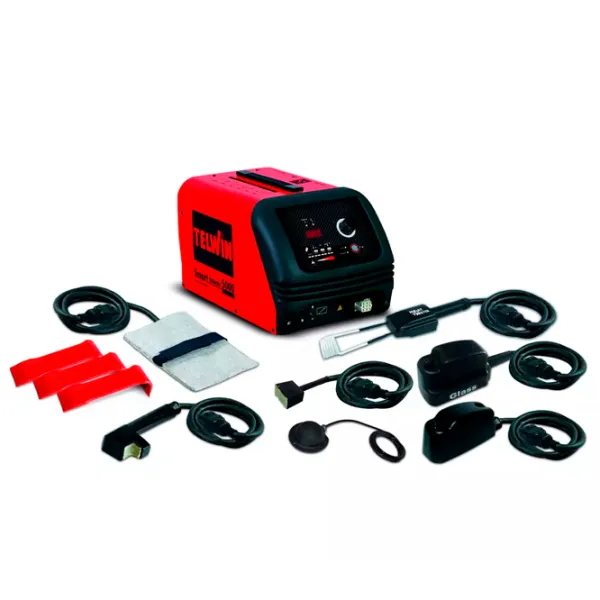 Aparat multifuncțional cu inducție TELWIN Smart Inductor 5000 200 - 240 V semiautomat (MIG/ MAG)/ Red photo 3