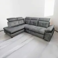 Угловой диван Mobiland WIND III (Kronos 15) Велюр / Серый photo 4