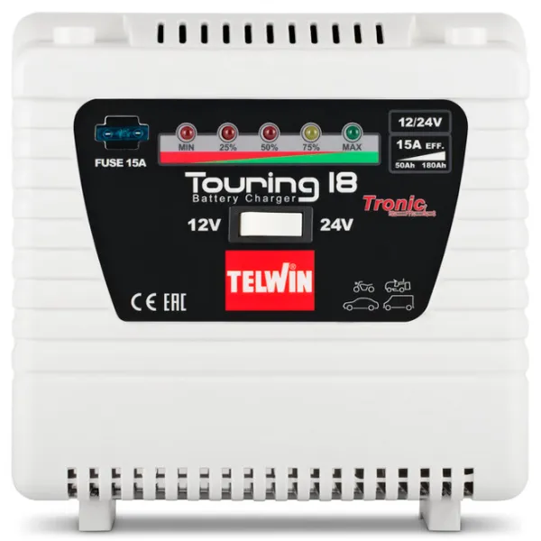 Автомобильное зарядное устройство TELWIN Touring 18 12 A - 15 A photo 2