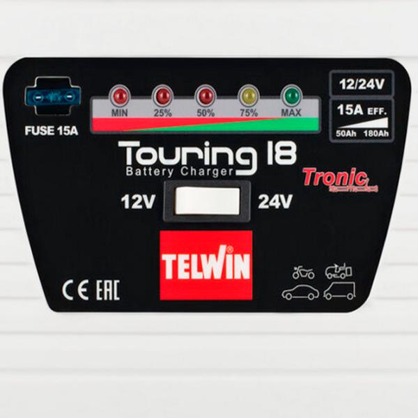 Автомобильное зарядное устройство TELWIN Touring 18 12 A - 15 A photo 6