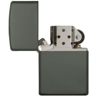 Зажигалка Zippo Classic Green Matte Green/ Латунь photo 4