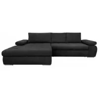 Canapea de colț Gabi Vibe (Aston 18) Stofă/ Black