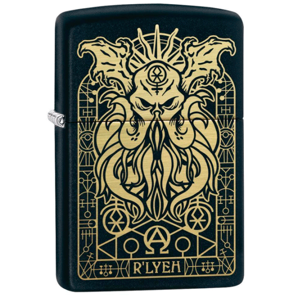 Brichetă Zippo Monster Design Black/ Alamă photo 2