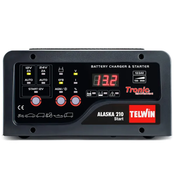 Автомобильное зарядное устройство TELWIN Alaska 210 12 A - 25 A photo 2
