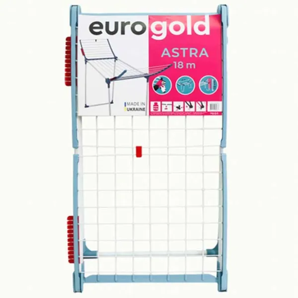 Сушилка для белья Eurogold 0510 Напольная/ Алюминий photo 3