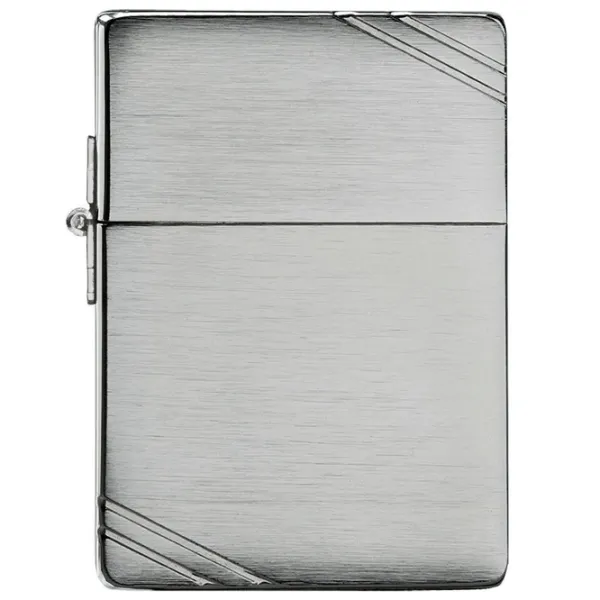 Brichetă Zippo 1935 Replica with Slashes Silver/ Alamă photo 2