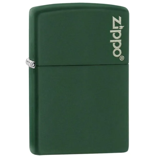 Brichetă Zippo Classic Green Matte Zippo Logo Green/ Alamă photo 1 Brichetă Zippo Classic Green Matte Zippo Logo Green/ Alamă photo 1