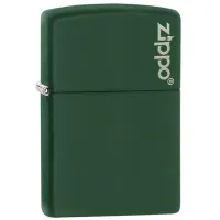 Brichetă Zippo Classic Green Matte Zippo Logo Green/ Alamă