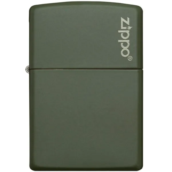 Brichetă Zippo Classic Green Matte Zippo Logo Green/ Alamă photo 2 Brichetă Zippo Classic Green Matte Zippo Logo Green/ Alamă photo 2