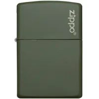 Зажигалка Zippo Classic Green Matte Zippo Logo Green/ Латунь photo 2