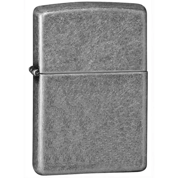 Brichetă Zippo Reg Antique Sp Flat Battm Silver/ Alamă photo 1