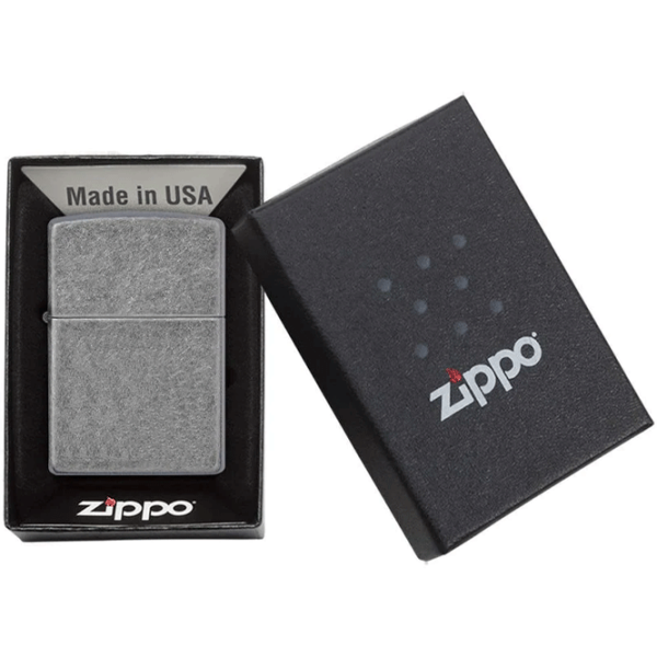 Brichetă Zippo Reg Antique Sp Flat Battm Silver/ Alamă photo 5