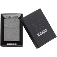 Зажигалка Zippo Reg Antique Sp Flat Battm Серебристый/ Латунь photo 5