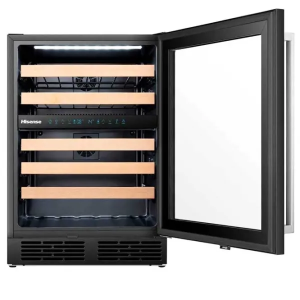 Frigider pentru vin Hisense RW17W4NWLG0 5 ° С - 20 °С/ Black photo 3