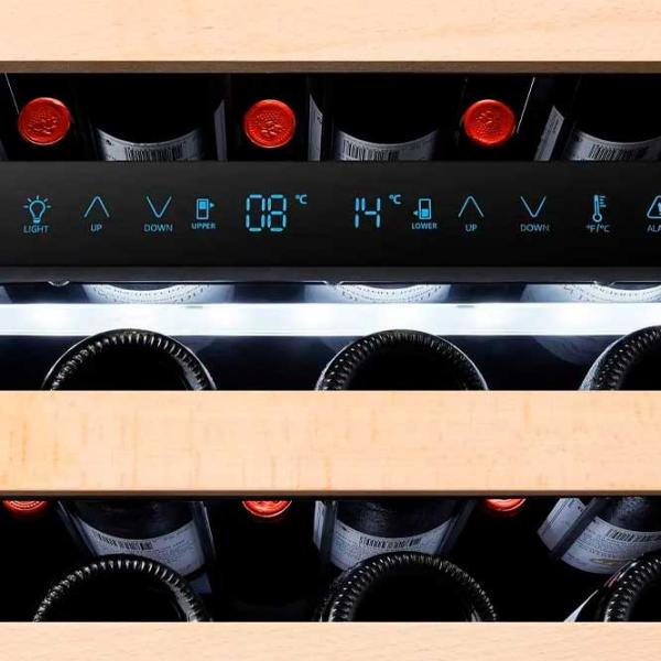 Frigider pentru vin Hisense RW17W4NWLG0 5 ° С - 20 °С/ Black photo 4