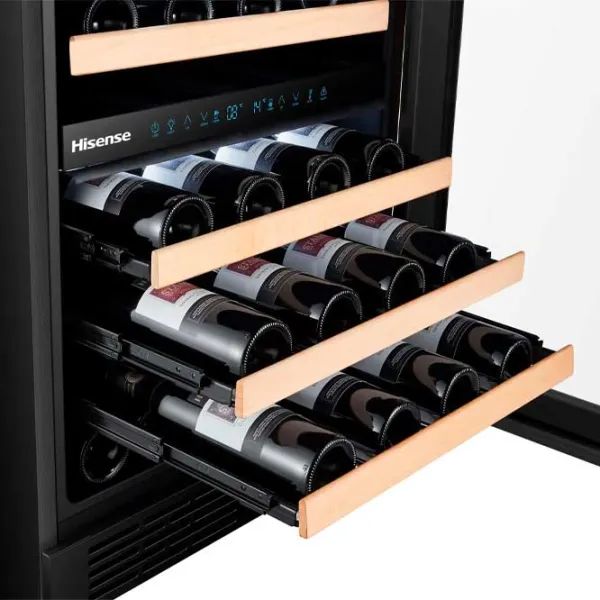 Frigider pentru vin Hisense RW17W4NWLG0 5 ° С - 20 °С/ Black photo 5
