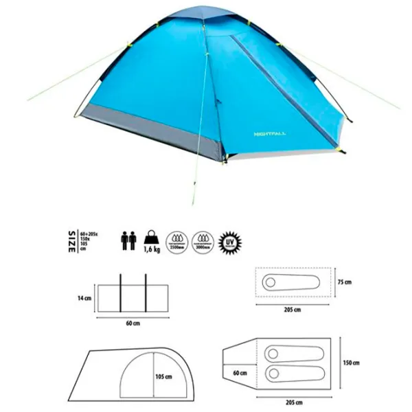 Палатка Nils Camp NC6033 Blue photo 6