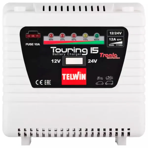 Автомобильное зарядное устройство TELWIN Touring 15 4.5 A - 12 A photo 2
