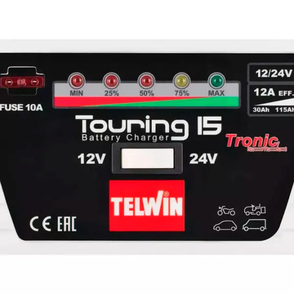 Автомобильное зарядное устройство TELWIN Touring 15 4.5 A - 12 A photo 5
