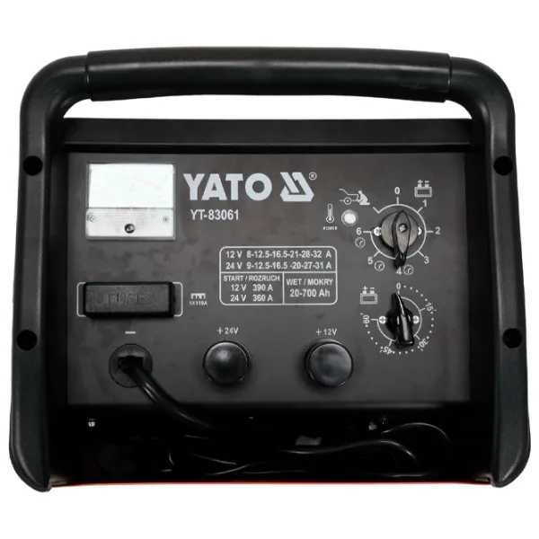 Пуско зарядное и зарядное устройство Yato YT83061 8 A - 32 A photo 2