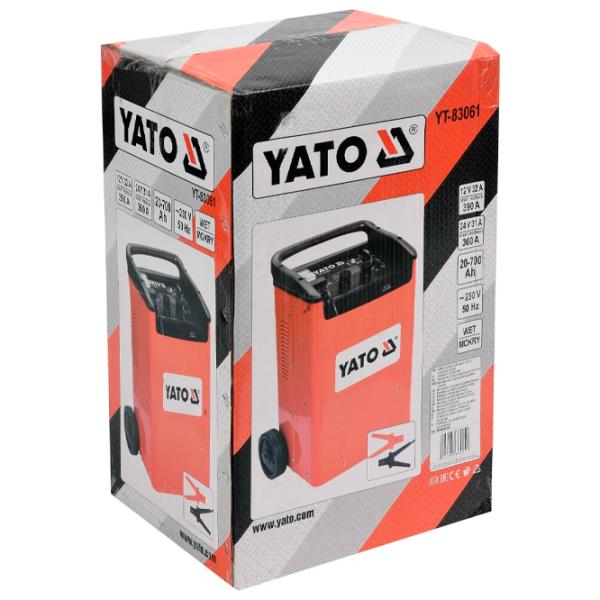 Пуско зарядное и зарядное устройство Yato YT83061 8 A - 32 A photo 3