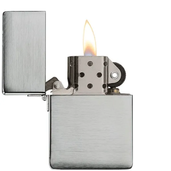 Brichetă Zippo Replica with Slashes Lighter 1935.25 Silver/ Alamă photo 3