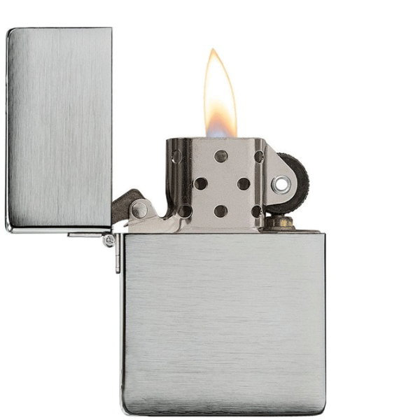 Brichetă Zippo Replica with Slashes Lighter 1935.25 Silver/ Alamă photo 3