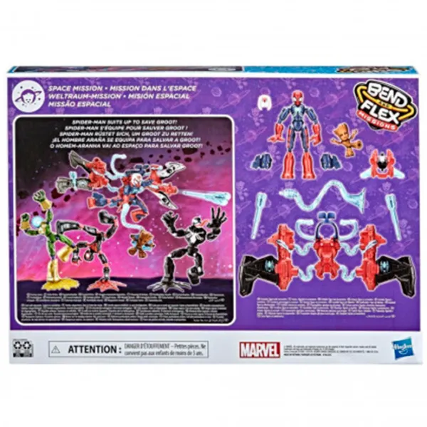 Figurină Hasbro Spider-Man Spider-Man Space Mission Jet 4+/ Blue photo 2