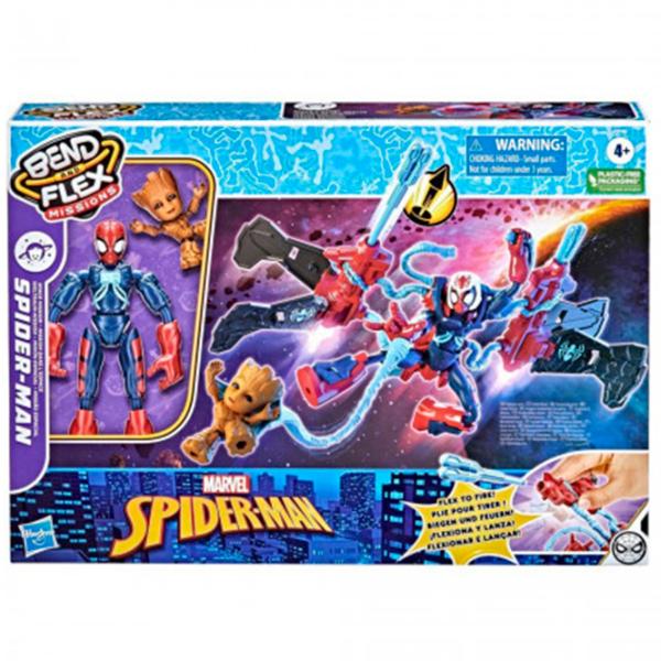 Figurină Hasbro Spider-Man Spider-Man Space Mission Jet 4+/ Blue photo 3