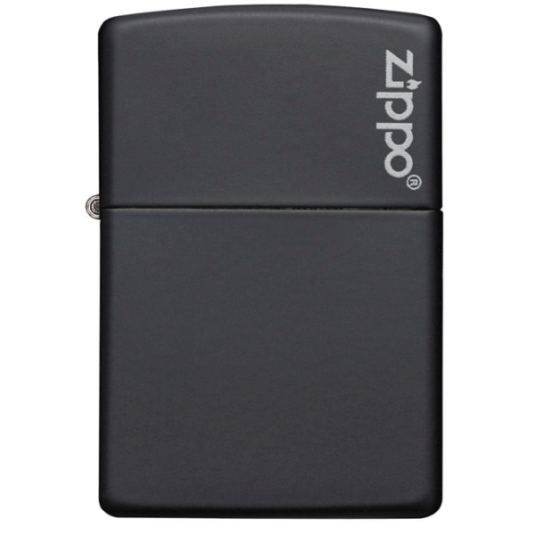 Brichetă Zippo Classic Black Matte with Zippo Logo Black/ Alamă photo 1 Brichetă Zippo Classic Black Matte with Zippo Logo Black/ Alamă photo 1