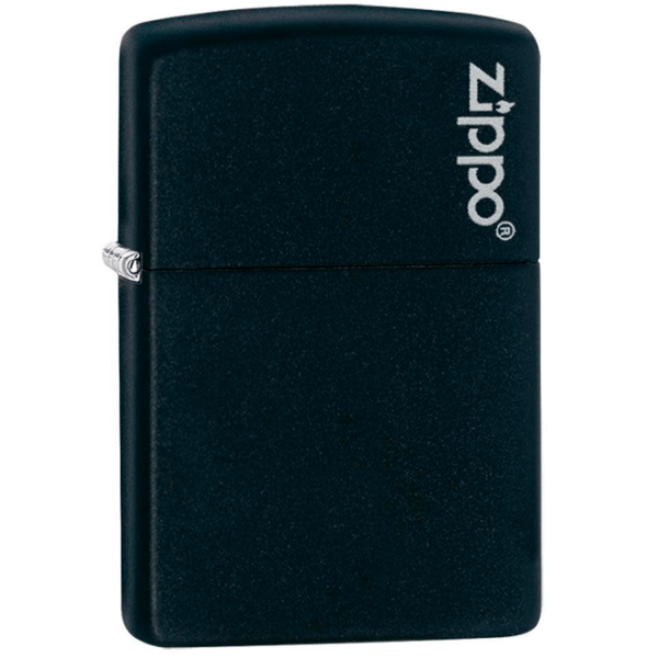 Brichetă Zippo Classic Black Matte with Zippo Logo Black/ Alamă photo 2 Brichetă Zippo Classic Black Matte with Zippo Logo Black/ Alamă photo 2