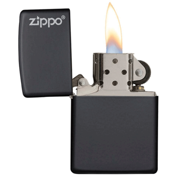 Brichetă Zippo Classic Black Matte with Zippo Logo Black/ Alamă photo 4 Brichetă Zippo Classic Black Matte with Zippo Logo Black/ Alamă photo 4