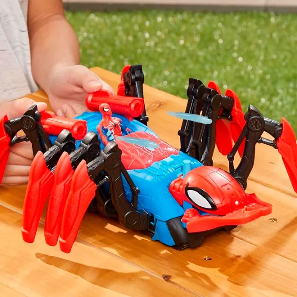 Figurine Hasbro Spider-Man Playset Crawl N Blast Spider 4+/ Red photo 4