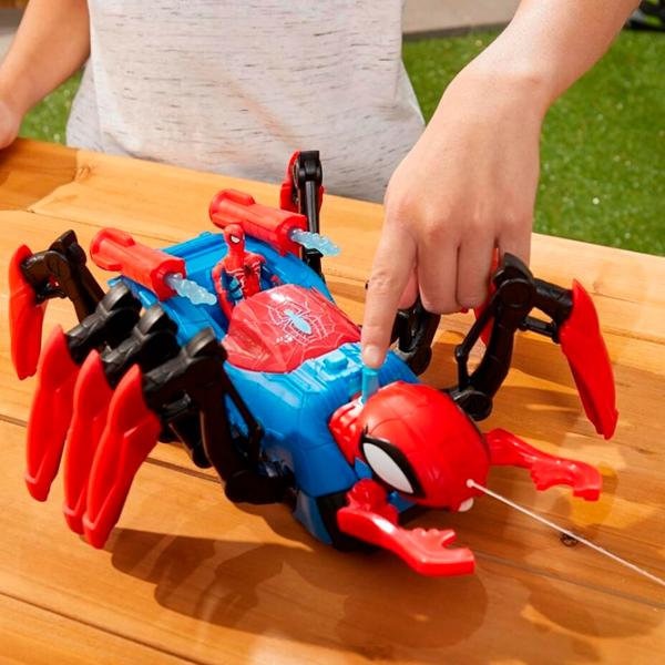 Figurine Hasbro Spider-Man Playset Crawl N Blast Spider 4+/ Red photo 5