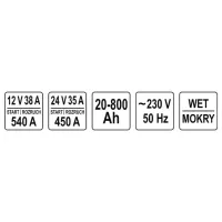 Incărcător și Redresor auto Yato YT83062 - 40 A photo 6