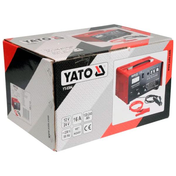 Пуско зарядное и зарядное устройство Yato YT8304 - 16 A photo 2