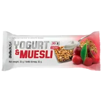 Batoane proteice BioTechUSA Yogurt & Muesli Cireșele (5999076206193) 30 g