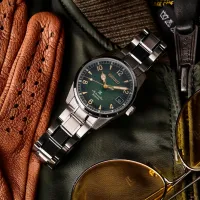 Ceas de mână pentru bărbați Seiko SPB155J1 Mecanic/ 38 mm photo 4