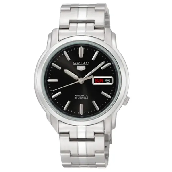 Ceas de mână pentru bărbați Seiko SNKK71K1 Mecanic/ 37.5 mm photo 1 Ceas de mână pentru bărbați Seiko SNKK71K1 Mecanic/ 37.5 mm photo 1