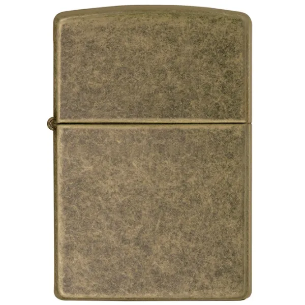 Brichetă Zippo Classic Antique Brass Gold/ Alamă photo 1