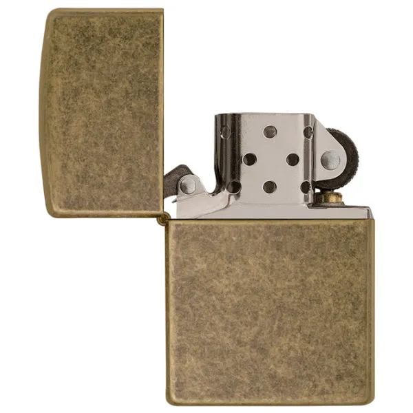 Brichetă Zippo Classic Antique Brass Gold/ Alamă photo 4